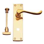 Victorian Lever Latch Scroll (H-1252)